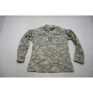US Military ACU Field Coat Mens Medium Long UCP Digital Camo Tactical Excellent